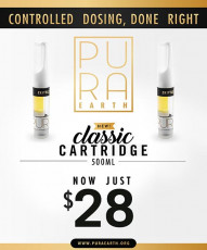 New PuraEarth 500mg Classic Cartridge Now $28