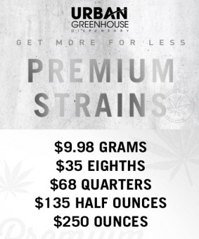 Urban Greenhouse Dispensary Premium Strains