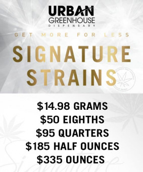 Urban Greenhouse Dispensary Signature Strains