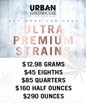 Urban Greenhouse Dispensary Ultra Premium Strains